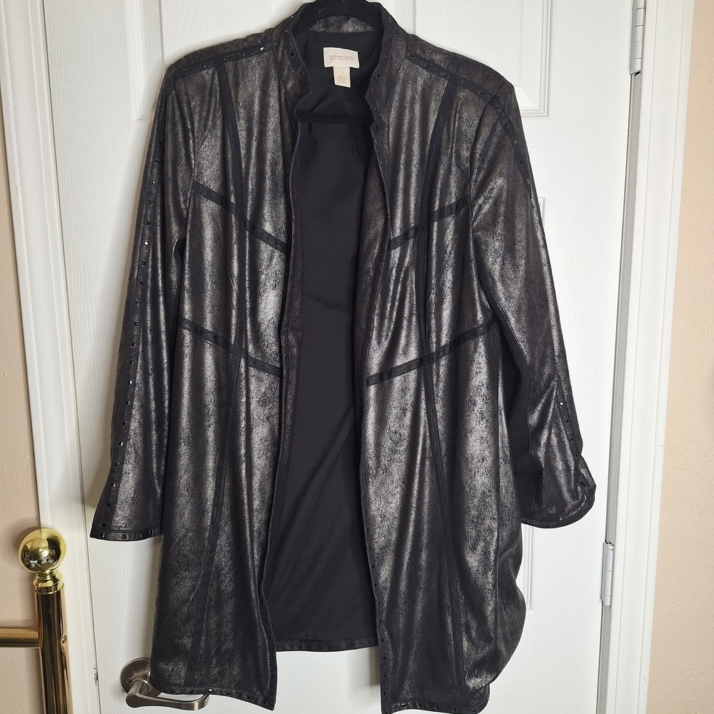Chico's Black Blazer Size Large